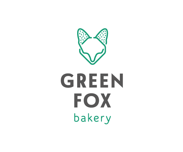 Green Fox Bakery: Full Logotype