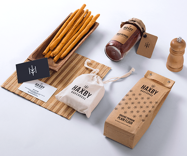 Haxby Bakehouse: Example Stationery & Packaging